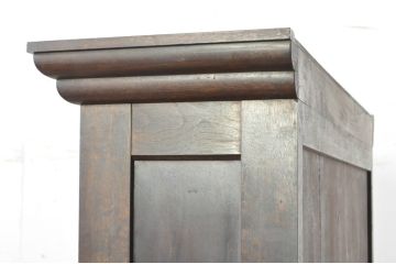 和製ビンテージ　松本民芸家具　#58型　お洒落な扉のデザインが印象的な食器棚(カップボード、収納棚、戸棚、ヴィンテージ)(定価約55万円)(R-080729)