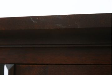 中古　美品　北海道民芸家具　和洋どちらのお部屋にも馴染むブックケース(本箱、書棚、収納棚、戸棚、キャビネット、飾り棚)(R-080730)