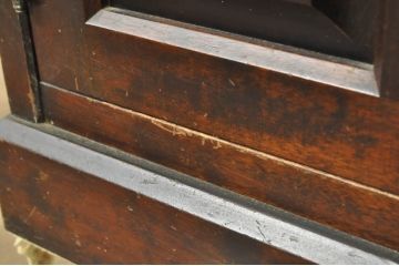中古　北海道民芸家具　天板リメイク　和洋どちらにも取り入れやすい、落ち着いた雰囲気が魅力のローボード(テレビボード、テレビ台、リビングボード、サイドボード、収納棚、戸棚)(R-080735)