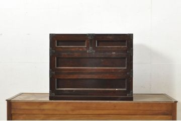 中古　松本民芸家具　523型　シンプルで上品な佇まいが魅力的な金具付き小抽斗(小引き出し、チェスト、卓上収納、小物収納、小抽出)(定価約15万円)(R-080739)