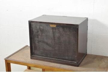 中古　松本民芸家具　523型　シンプルで上品な佇まいが魅力的な金具付き小抽斗(小引き出し、チェスト、卓上収納、小物収納、小抽出)(定価約15万円)(R-080739)
