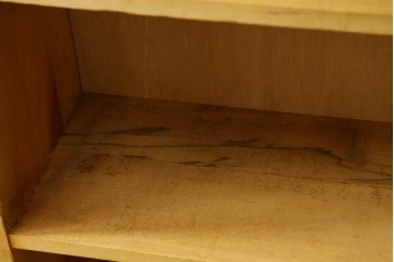 和製ヴィンテージ　レトロな雰囲気あふれる古い図書館の大きな本棚　(R-080743)