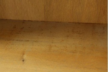 和製ヴィンテージ　レトロな雰囲気あふれる古い図書館の大きな本棚　(R-080743)