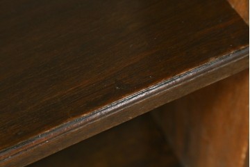 和製アンティーク　懐かしい雰囲気漂う楔(くさび)式本棚　(R-080747)