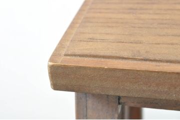 中古　民芸家具　国産　職人手作り　総欅(ケヤキ)材　卓上台形ガラスケース(Gケース、ショーケース、ディスプレイケース、コレクションケース、飾り棚、陳列棚、店舗什器)(R-080751)