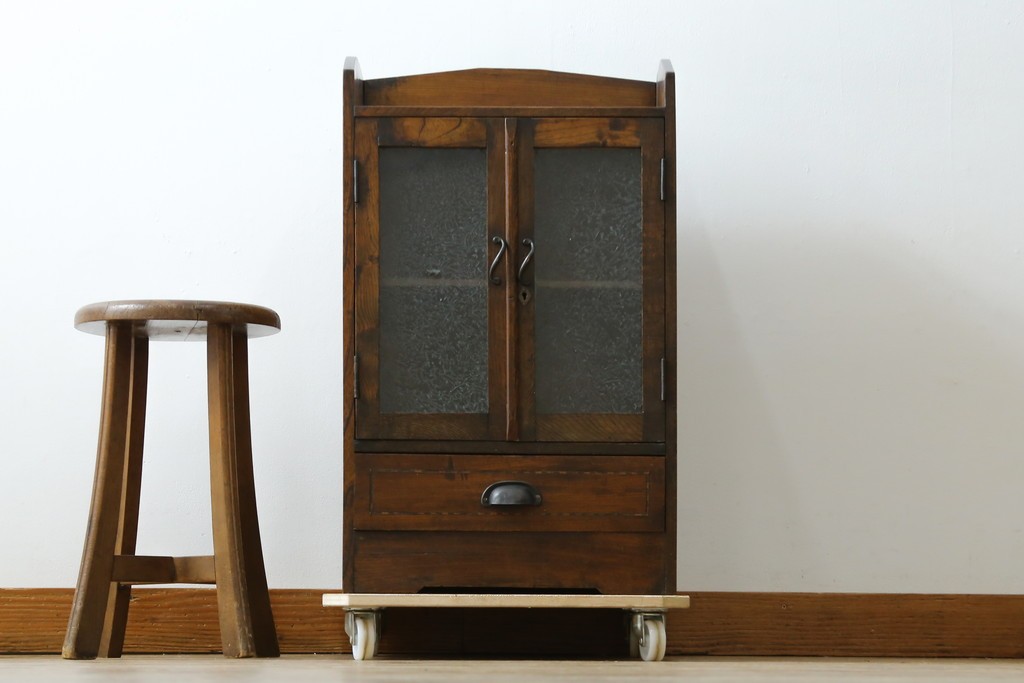 和製アンティーク　栓材の小さくてかわいい本箱　(R-080756)