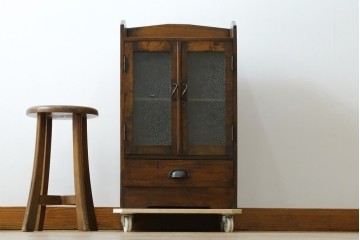 和製アンティーク　栓材の小さくてかわいい本箱　(R-080756)