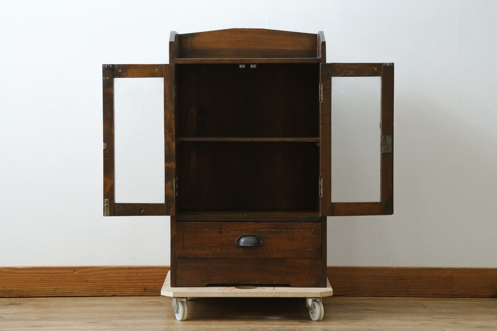 和製アンティーク　栓材の小さくてかわいい本箱　(R-080756)