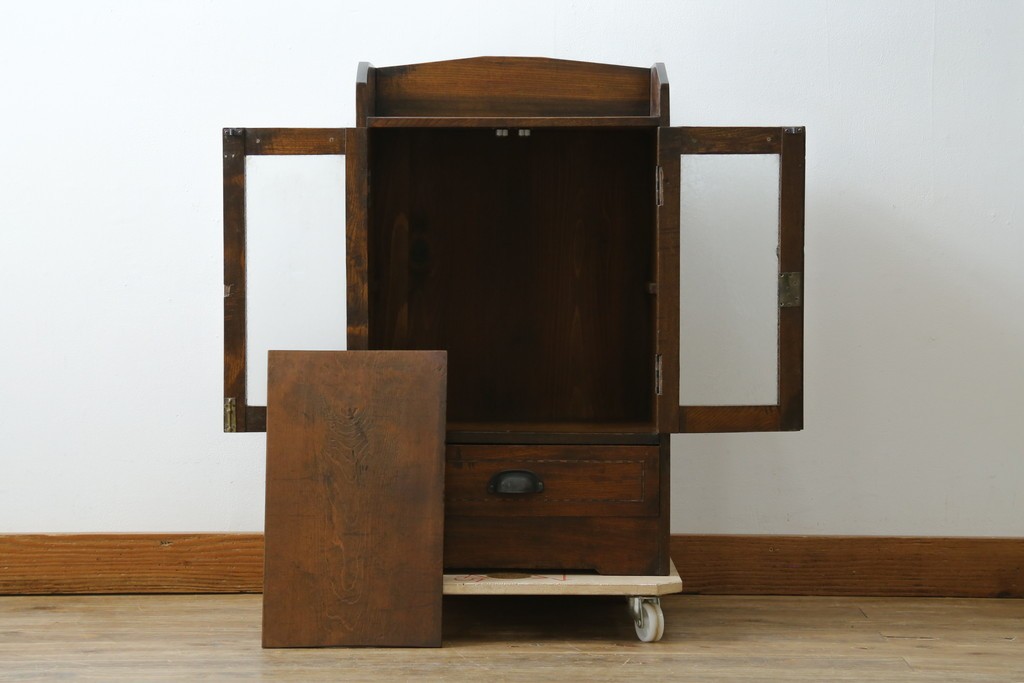 和製アンティーク　栓材の小さくてかわいい本箱　(R-080756)