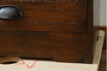 和製アンティーク　栓材の小さくてかわいい本箱　(R-080756)