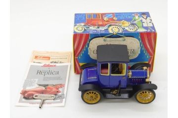 Schuco(シュコー)　OLD TIMER　Ford COUPET 1917 Renault 6cv/1911(1227、1230、1229、1228、ゼンマイ)　Mercedes SIMPLEX 32PS/1902 Opel DOKTORWAGEN 4/8PS 1909 おもちゃ6点セット(フォード、ルノー、メルセデス、オペル、オールドタイマー、玩具、車、外箱付き)(R-080763)