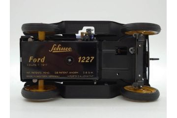 Schuco(シュコー)　OLD TIMER　Ford COUPET 1917 Renault 6cv/1911(1227、1230、1229、1228、ゼンマイ)　Mercedes SIMPLEX 32PS/1902 Opel DOKTORWAGEN 4/8PS 1909 おもちゃ6点セット(フォード、ルノー、メルセデス、オペル、オールドタイマー、玩具、車、外箱付き)(R-080763)