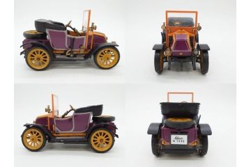 Schuco(シュコー)　OLD TIMER　Ford COUPET 1917 Renault 6cv/1911(1227、1230、1229、1228、ゼンマイ)　Mercedes SIMPLEX 32PS/1902 Opel DOKTORWAGEN 4/8PS 1909 おもちゃ6点セット(フォード、ルノー、メルセデス、オペル、オールドタイマー、玩具、車、外箱付き)(R-080763)