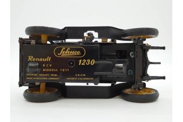 Schuco(シュコー)　OLD TIMER　Ford COUPET 1917 Renault 6cv/1911(1227、1230、1229、1228、ゼンマイ)　Mercedes SIMPLEX 32PS/1902 Opel DOKTORWAGEN 4/8PS 1909 おもちゃ6点セット(フォード、ルノー、メルセデス、オペル、オールドタイマー、玩具、車、外箱付き)(R-080763)
