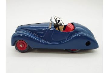 Schuco(シュコー)　Akustico 2002/Examico 4001(4011)/BMW 327 coupe 1/18/Studio IV Bugatti　おもちゃ4点セット(Edition、Classic、ブガッティ、クーペ、エグザミコ、ゼンマイ、ブリキ、玩具、車、外箱付き)(R-080764)