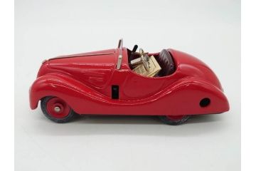Schuco(シュコー)　Akustico 2002/Examico 4001(4011)/BMW 327 coupe 1/18/Studio IV Bugatti　おもちゃ4点セット(Edition、Classic、ブガッティ、クーペ、エグザミコ、ゼンマイ、ブリキ、玩具、車、外箱付き)(R-080764)