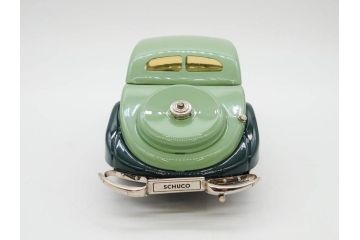 Schuco(シュコー)　Akustico 2002/Examico 4001(4011)/BMW 327 coupe 1/18/Studio IV Bugatti　おもちゃ4点セット(Edition、Classic、ブガッティ、クーペ、エグザミコ、ゼンマイ、ブリキ、玩具、車、外箱付き)(R-080764)