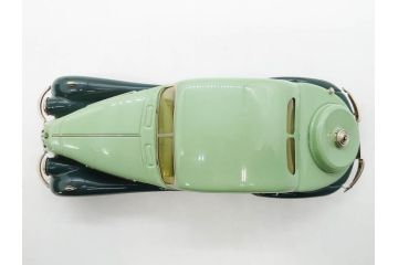 Schuco(シュコー)　Akustico 2002/Examico 4001(4011)/BMW 327 coupe 1/18/Studio IV Bugatti　おもちゃ4点セット(Edition、Classic、ブガッティ、クーペ、エグザミコ、ゼンマイ、ブリキ、玩具、車、外箱付き)(R-080764)