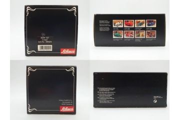 Schuco(シュコー)　Akustico 2002/Examico 4001(4011)/BMW 327 coupe 1/18/Studio IV Bugatti　おもちゃ4点セット(Edition、Classic、ブガッティ、クーペ、エグザミコ、ゼンマイ、ブリキ、玩具、車、外箱付き)(R-080764)
