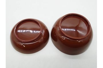 明治〜大正期　輪島塗　蒔絵　木製　松竹梅　雅なお椀5客セット(金彩、松の実、花、吸物椀、木製、漆器、漆芸、金彩、和食器、蓋付き)(R-080765)