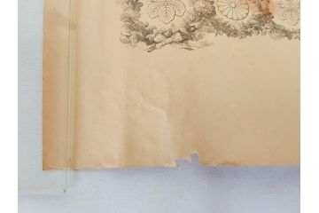 大正4・8・9年　昭和3年　勲三等　四等　五等　瑞宝章　勲六等　単光旭日章　勲記4枚セット(賞状、証書、丸筒付き)(R-080769)