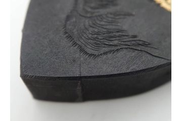 嘉慶年製　御園図古墨　書道具　唐物　中国　総重量 約440g　優美なデザインの墨8点セット(楼閣、風景、龍、竜、魚、虎、トラ、樹木、固形墨、習字道具、水墨)(R-080770)