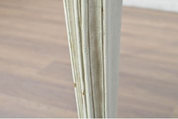 中古　美品　特注!!　特大サイズ　オーダーメイド　クラシック家具　ケント工房　15世　アンティーク調　真っ白なカラーリングにロココ様式のデザインが魅力的なダイニングテーブル(4人掛け、6人掛け、食卓)(定価約100万円)(R-080772)