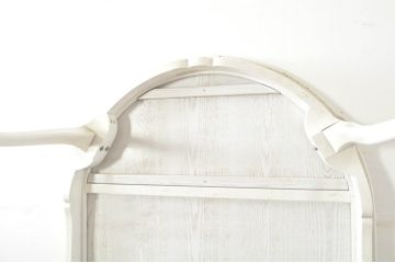 中古　美品　特注!!　特大サイズ　オーダーメイド　クラシック家具　ケント工房　15世　アンティーク調　真っ白なカラーリングにロココ様式のデザインが魅力的なダイニングテーブル(4人掛け、6人掛け、食卓)(定価約100万円)(R-080772)