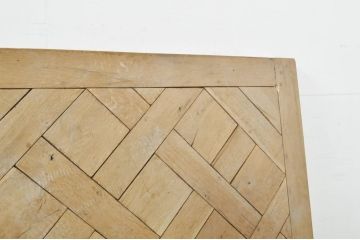 フランスアンティーク　フレンチオーク材　無垢材　在庫55枚あります!!　テーブルトップとしても使える!!ヴェルサイユ張りの床材1枚(パーケット、DIY、天板、木材、古材、資材)(※表示価格は1枚の価格です)(R-080780)