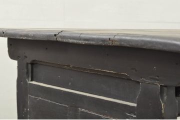 フランスアンティーク　シャビーな風合いがおしゃれなダイニングテーブル(4人掛け、6人掛け、作業台、ワークテーブル、ディスプレイテーブル、展示台、飾り台、店舗什器)(R-080785)