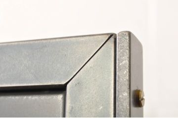 中古　美品　エグジットメタルワークサプライ(EXIT METAL WORK SUPPLY)　NRT-05　インダストリアルなデザインが格好いいスタンドミラー(姿見、鏡、キャスター付き、店舗什器)(定価約18万円)(R-080789)
