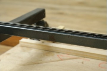 中古　美品　エグジットメタルワークサプライ(EXIT METAL WORK SUPPLY)　NRT-05　インダストリアルなデザインが格好いいスタンドミラー　定価約18万円　(R-080789)