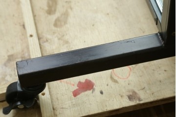 中古　美品　エグジットメタルワークサプライ(EXIT METAL WORK SUPPLY)　NRT-05　インダストリアルなデザインが格好いいスタンドミラー　定価約18万円　(R-080789)