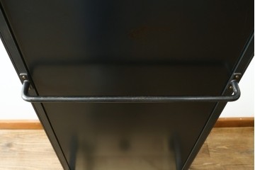 中古　美品　エグジットメタルワークサプライ(EXIT METAL WORK SUPPLY)　NRT-05　インダストリアルなデザインが格好いいスタンドミラー　定価約18万円　(R-080789)