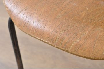 デンマークビンテージ　FRITZ HANSEN(フリッツハンセン)　Arne Jacobsen(アルネ・ヤコブセン)　model.3123　子供用Tチェア3脚セット(キッズチェア、ハンマーチェア、チャイルドチェア、ダイニングチェア、板座チェア、北欧、ヴィンテージ、バラ売り可能)(R-080793)