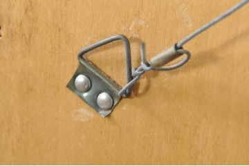 北欧ビンテージ　スウェーデン　Froseke AB Nybrofabriken社　Kristallglas VA　チーク材　落ち着きのある色味とシンプルなデザインが魅力的なウォールミラー(姿見、壁掛け鏡、ヴィンテージ)(R-080801)