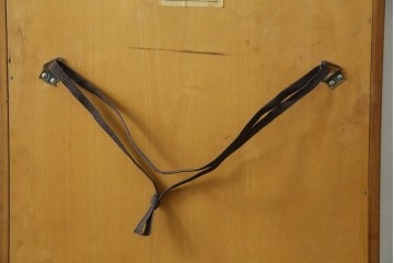 北欧ビンテージ　スウェーデン　Froseke AB Nybrofabriken社　Kristallglas VA　チーク材　落ち着きのある色味とシンプルなデザインが魅力的なウォールミラー(姿見、壁掛け鏡、ヴィンテージ)(R-080801)