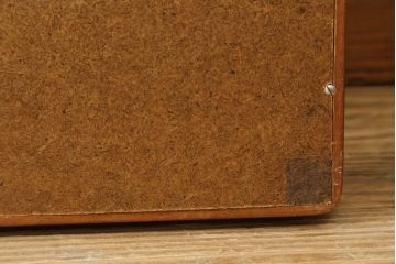 北欧ビンテージ　スウェーデン　GLAS-MASTER(グラスマスター)社　チーク材　木のぬくもりを感じる色味が素敵なウォールミラー(姿見、壁掛け鏡、ヴィンテージ)(R-080802)