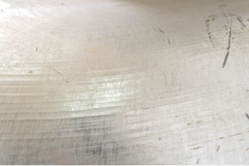 フランスアンティーク　特大!!　アルミシェード　インダストリアルな雰囲気たっぷりのアイアンフレームの外灯(屋外用照明、工業用照明、ウォールライト、ブラケットライト、壁掛け照明、店舗什器、街灯)(R-080821)