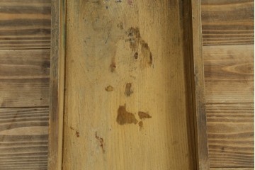 フランスアンティーク　美品!!　特大　挽き物の脚が素敵なアクセント!パイン材と楡(ニレ)材の引き出し付きテーブル　(R-080822)