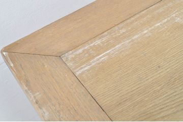 フランスアンティーク　オーク材　クラシカルな彫刻が素敵なドレイパーズテーブル(作業台、ワークテーブル、ディスプレイテーブル、展示台、飾り台、店舗什器)(R-080835)