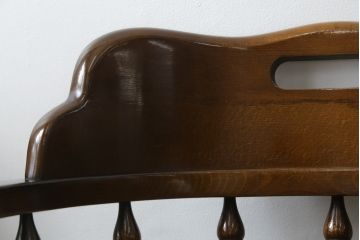 中古　飛騨産業　キツツキ　穂高シリーズ　木のぬくもりを感じるアームチェア4脚セット(キャプテンチェア、ダイニングチェア、板座チェア、イス、椅子、バラ売り可能)(定価4脚で約34万円)(R-080842)