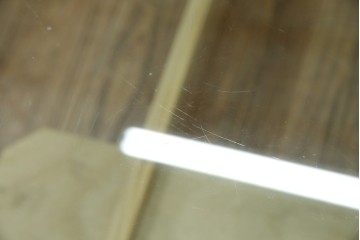 イタリアビンテージ　希少　Cassina(カッシーナ)　ル・コルビュジエ(Le Corbusier)　10 TABLE EN TUBE(ターブル アン テューブ)　LC10　スタイリッシュな佇まいが魅力的なガラスのローテーブル　定価約40万円　(R-080858)