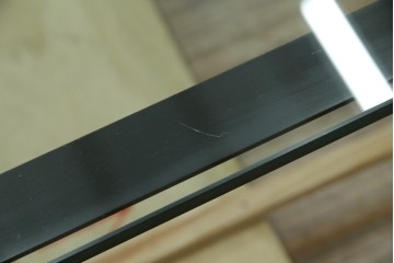 イタリアビンテージ　希少　Cassina(カッシーナ)　ル・コルビュジエ(Le Corbusier)　10 TABLE EN TUBE(ターブル アン テューブ)　LC10　スタイリッシュな佇まいが魅力的なガラスのローテーブル　定価約40万円　(R-080858)