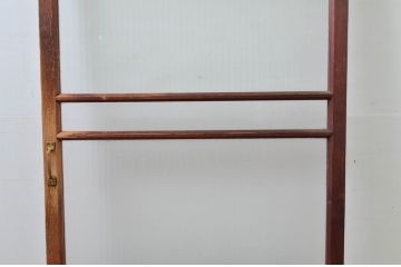 ビンテージ建具　どこか懐かしさを感じるドア1枚(ガラス扉、ヴィンテージ)(R-080881)