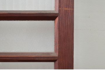 ビンテージ建具　どこか懐かしさを感じるドア1枚(ガラス扉、ヴィンテージ)(R-080881)