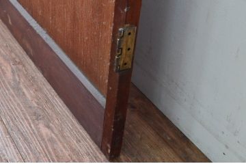 ビンテージ建具　どこか懐かしさを感じるドア1枚(ガラス扉、ヴィンテージ)(R-080881)