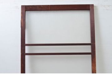 ビンテージ建具　どこか懐かしさを感じるドア1枚(ガラス扉、ヴィンテージ)(R-080881)