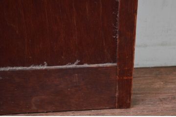 ビンテージ建具　どこか懐かしさを感じるドア1枚(ガラス扉、ヴィンテージ)(R-080881)
