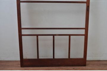 アンティーク建具　デザイングッド!!　レトロな空間作りにおすすめなガラス戸1枚(引き戸)(R-080882)